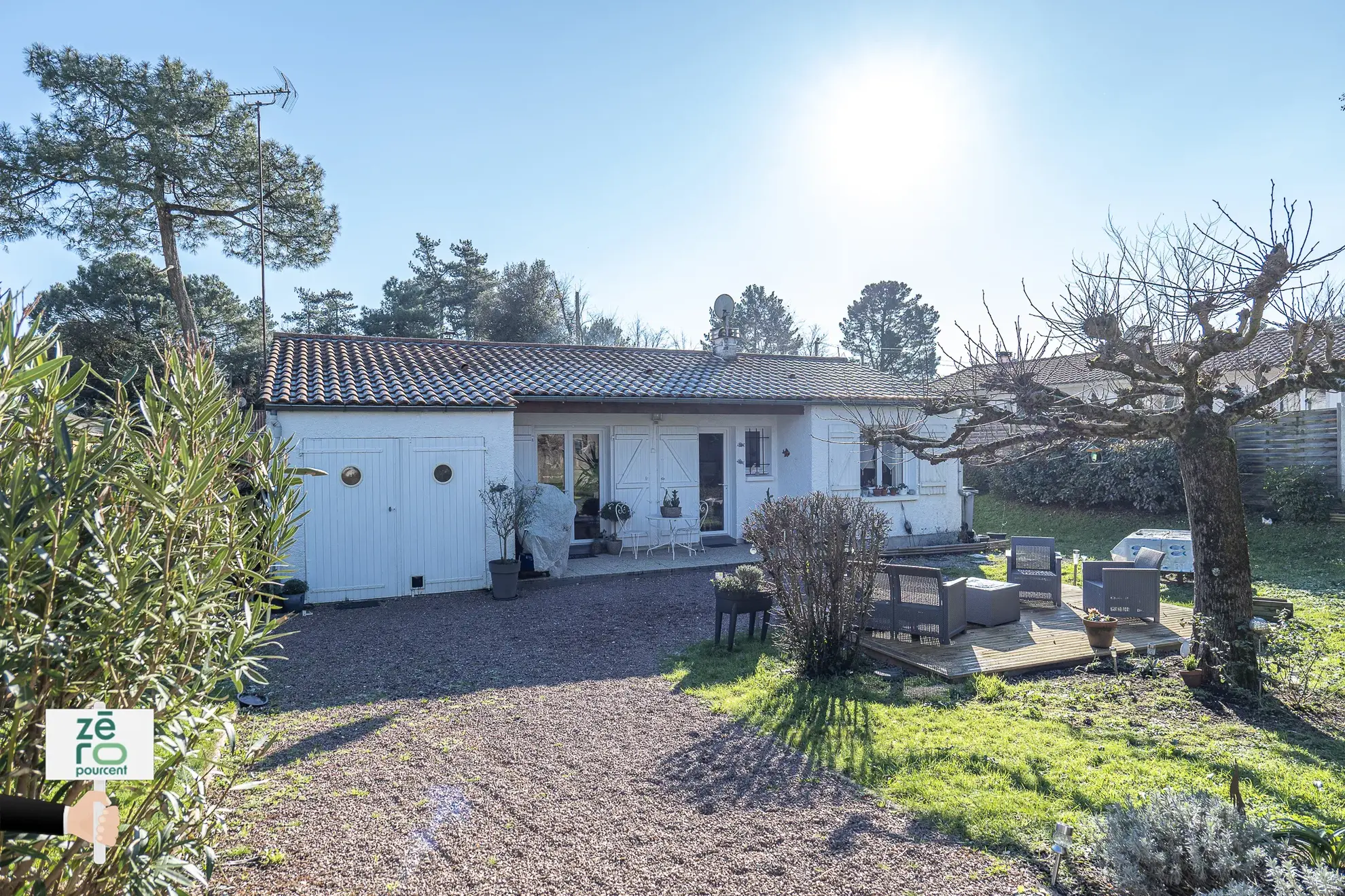 Maison plain-pied à vendre près de la plage à Longeville sur Mer 