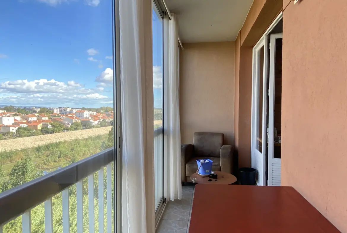 À vendre : Appartement T2 avec belle vue à Perpignan Centre 