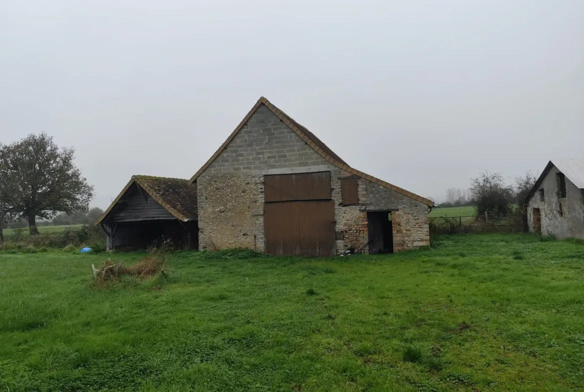 Longère à rénover à Vion - Investissement en pleine nature 