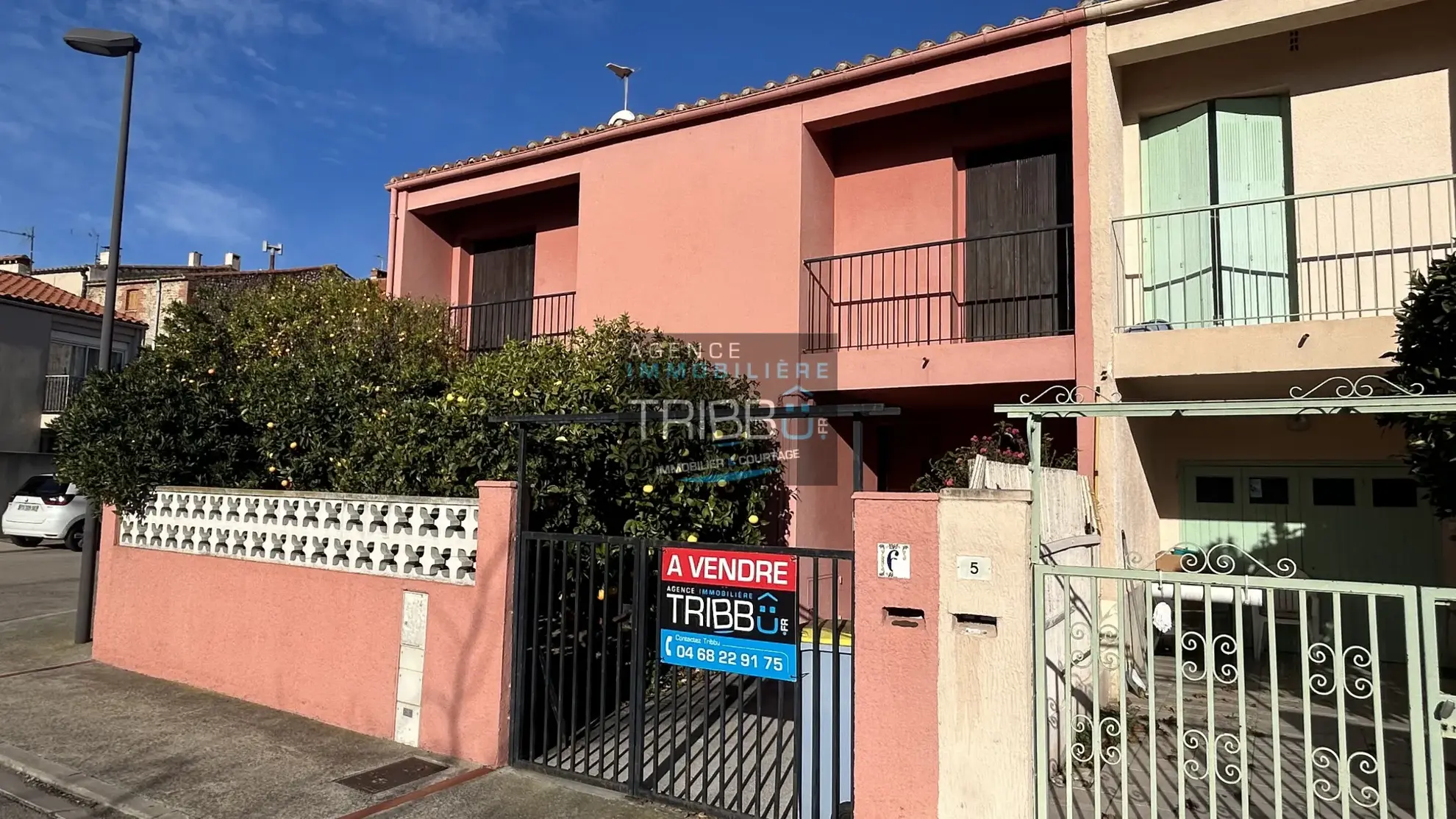 Maison 3 faces 107 m2 à vendre à Pollestres 