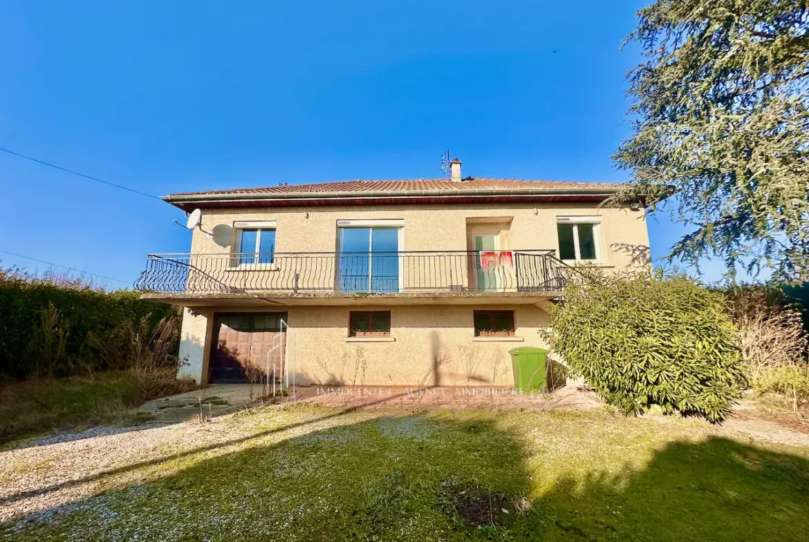 À VENDRE : Maison familiale de 100 m² avec sous-sol aménagé à Clonas sur Vareze 