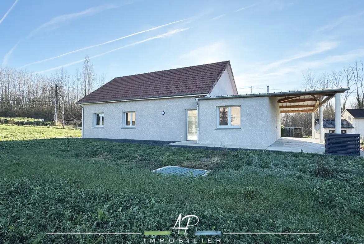 Maison neuve de plain-pied à Autrey les Gray, 3 chambres 