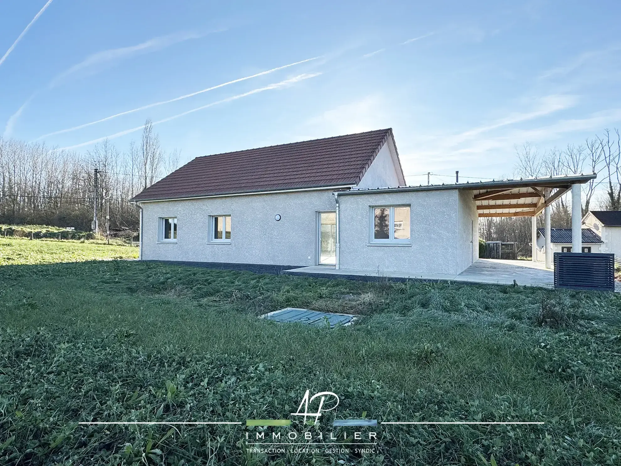 Maison neuve de plain-pied à Autrey les Gray, 3 chambres 