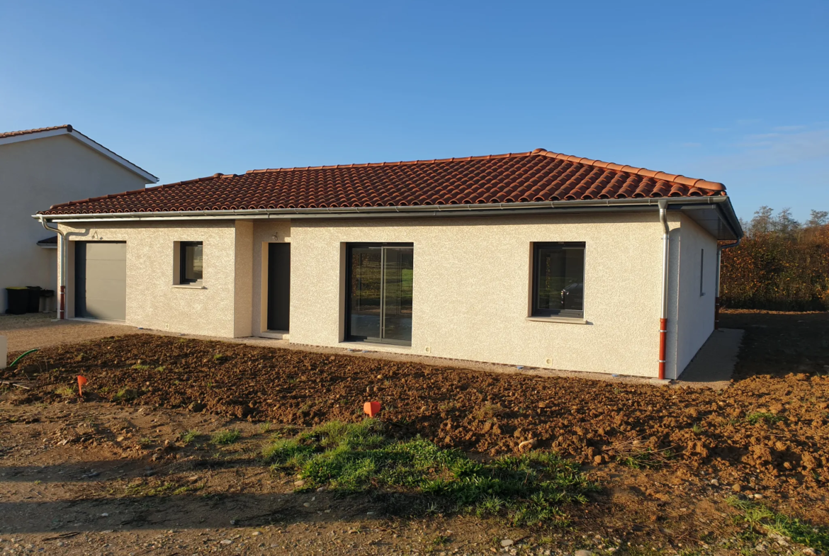 Maison neuve à Dompierre sur Veyle - 91,59 m² avec 3 chambres 