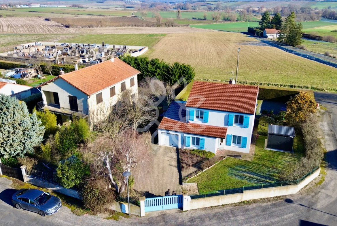 Maison récente avec grand terrain arboré à Beaumont 