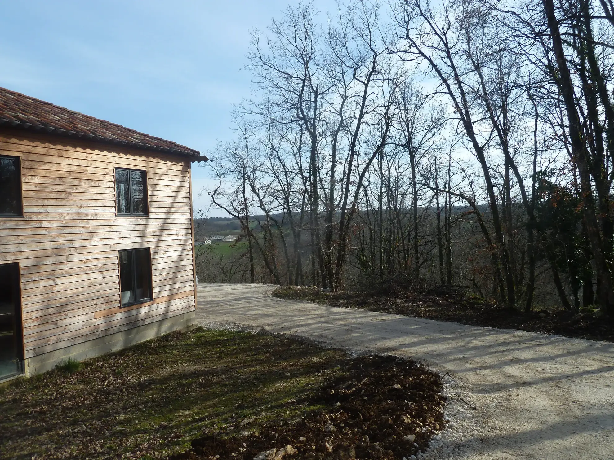 Maison ossature bois à restaurer au milieu des bois à Masquières 