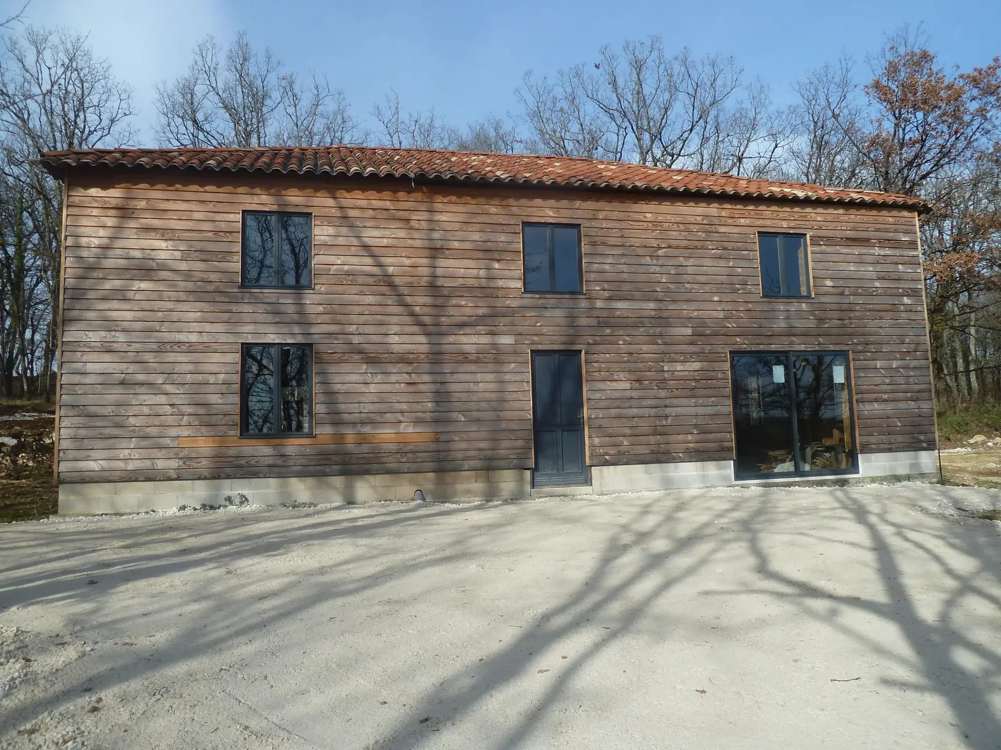 Maison ossature bois à restaurer au milieu des bois à Masquières 