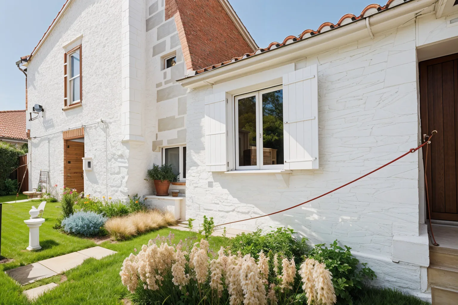 Maison charentaise à rénover avec grand terrain à Port d'Envaux 