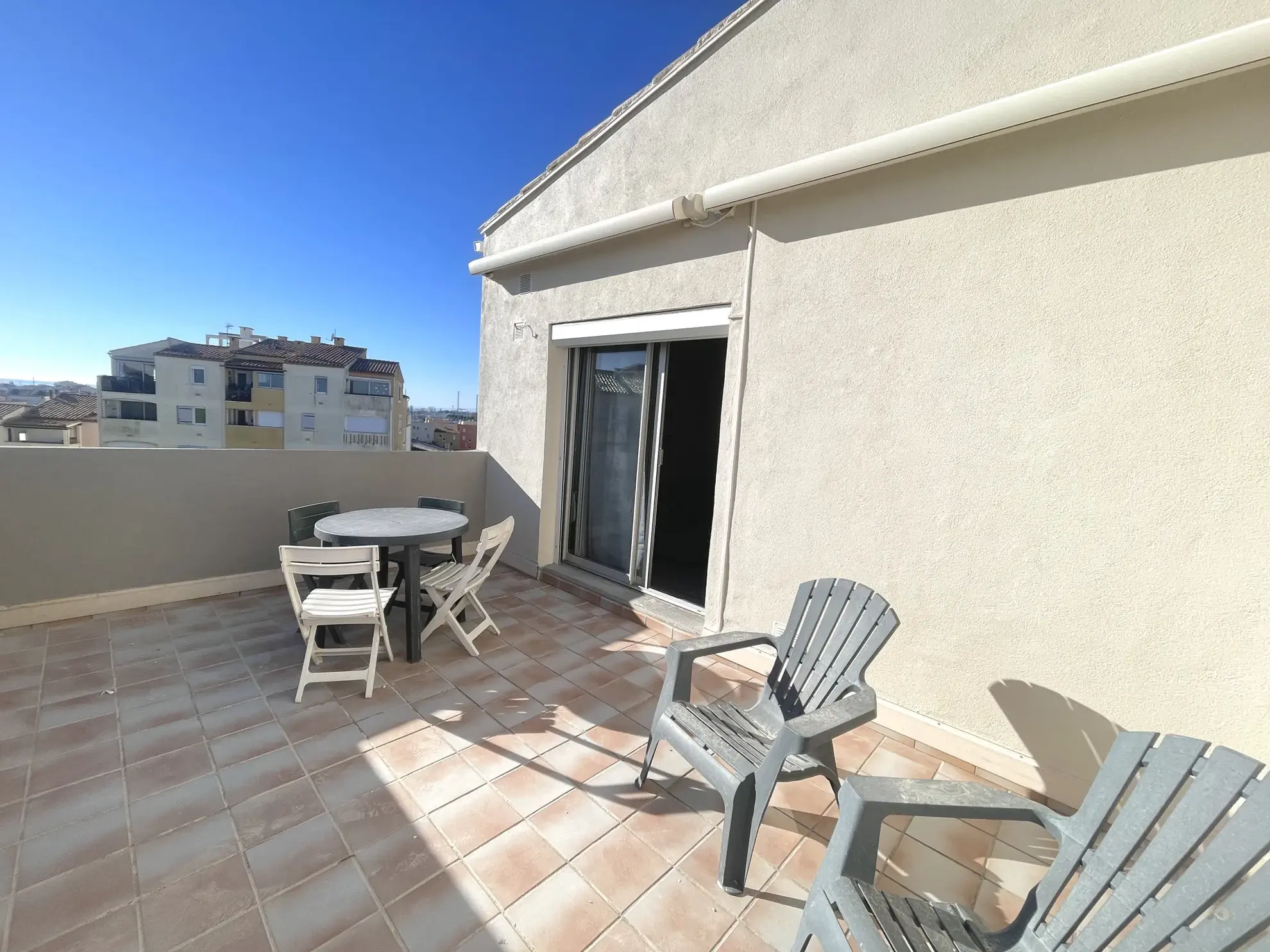 Studio avec grande mezzanine et terrasse de 17m² au Cap d'Agde 