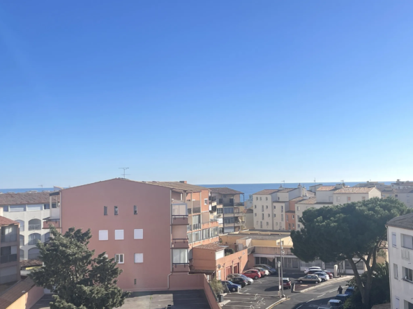 Studio avec grande mezzanine et terrasse de 17m² au Cap d'Agde