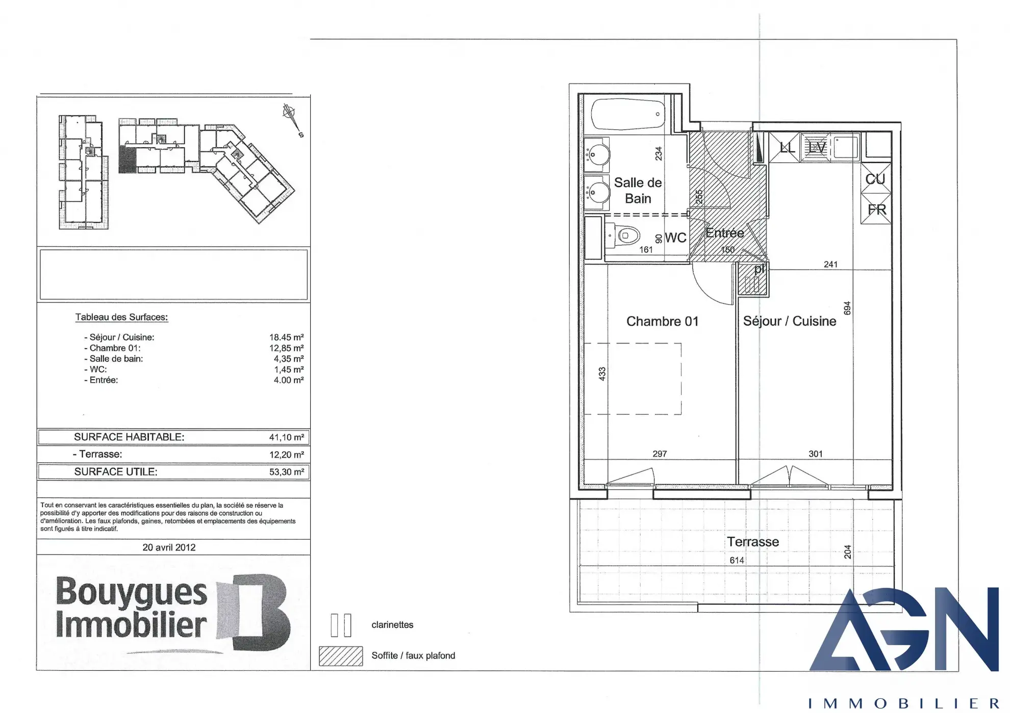 À vendre : Appartement T2 de 41,1 m² à Juvignac avec terrasse et parking 