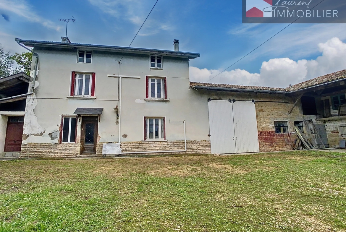 Grande maison avec jardin et dépendances à vendre près de Pont-de-Vaux 