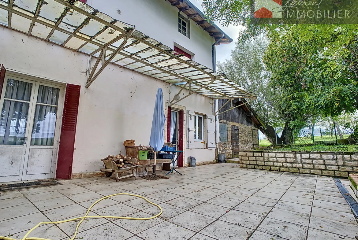 Grande maison avec jardin et dépendances à vendre près de Pont-de-Vaux 