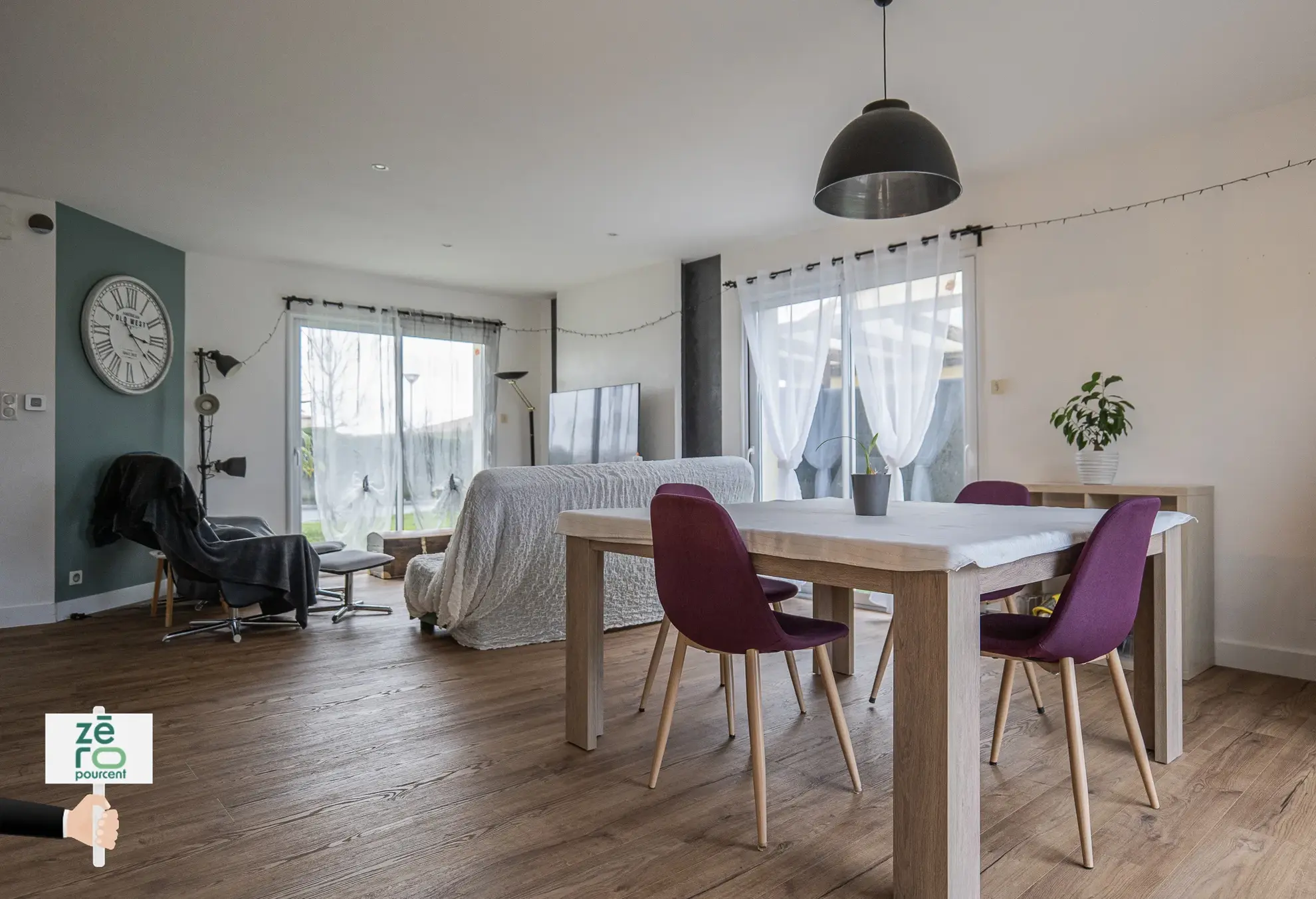 Maison familiale avec piscine à vendre à l'Herbergement 