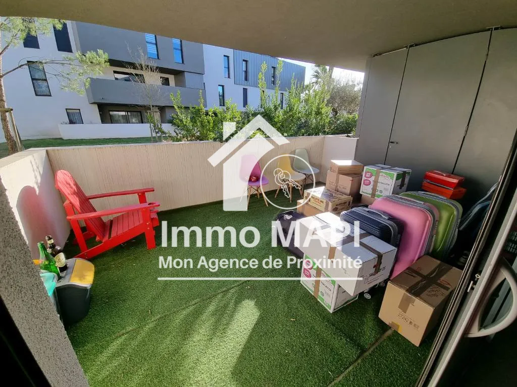 Lattes - Appartement T2 de 50m² avec Terrasse et 2 Parkings 