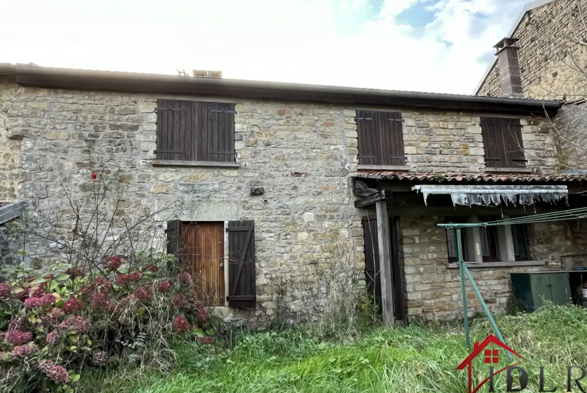 Charmante maison F3 à vendre à Serqueux, 68 m² sur 255 m² de terrain 