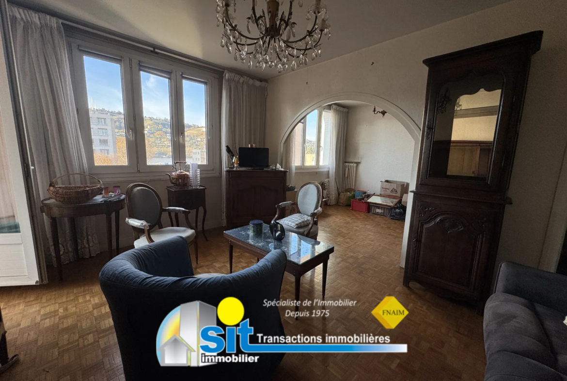 Appartement T4 lumineux à vendre à Vienne, 149000 € 