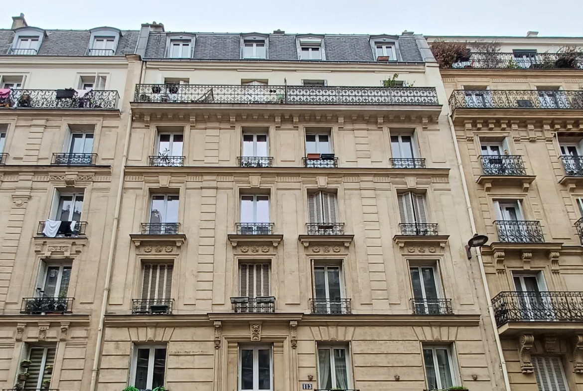 Vente Appartement T1 - Rue Damremont, Paris 18ème 