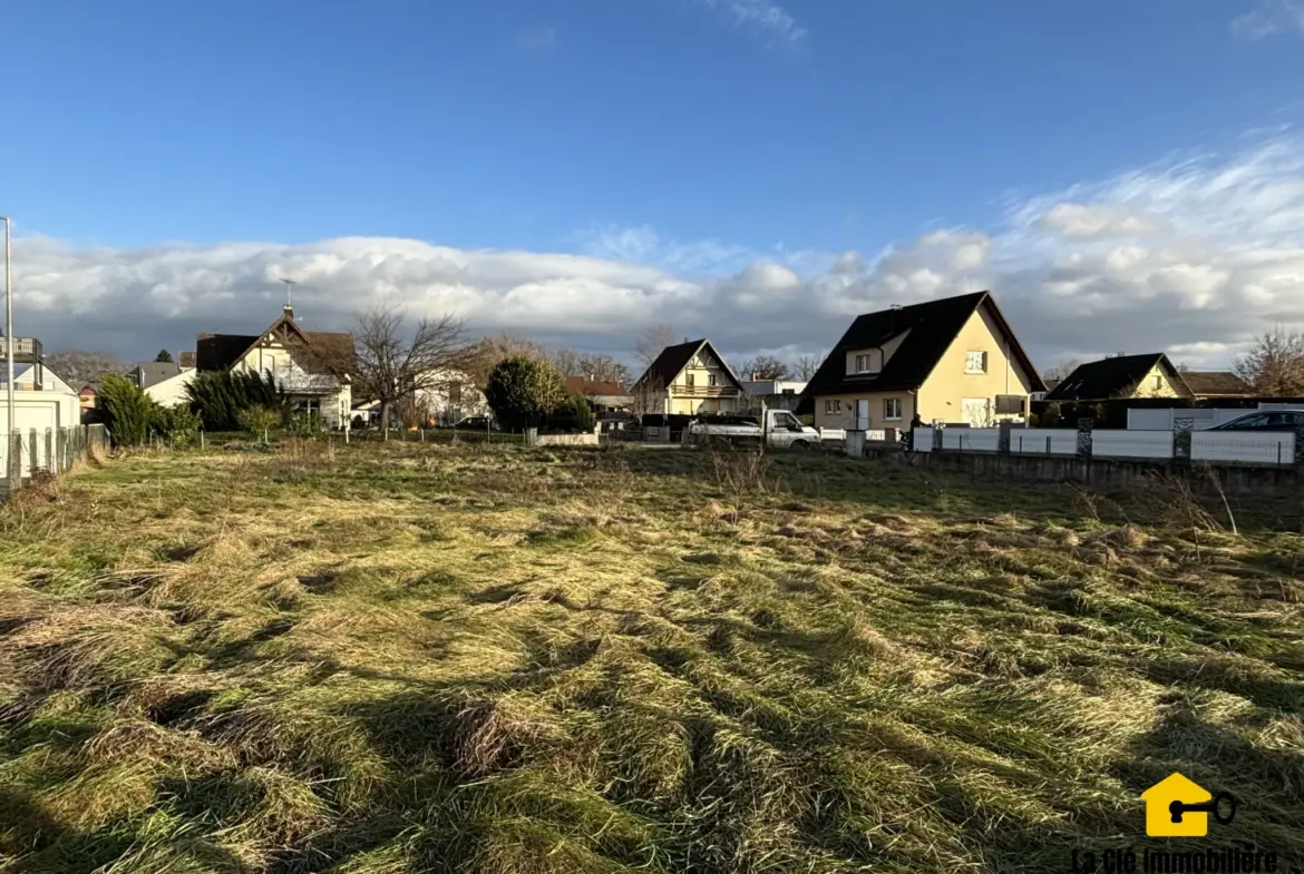 Terrain à bâtir de 10,13 ares à Kembs Loechle 