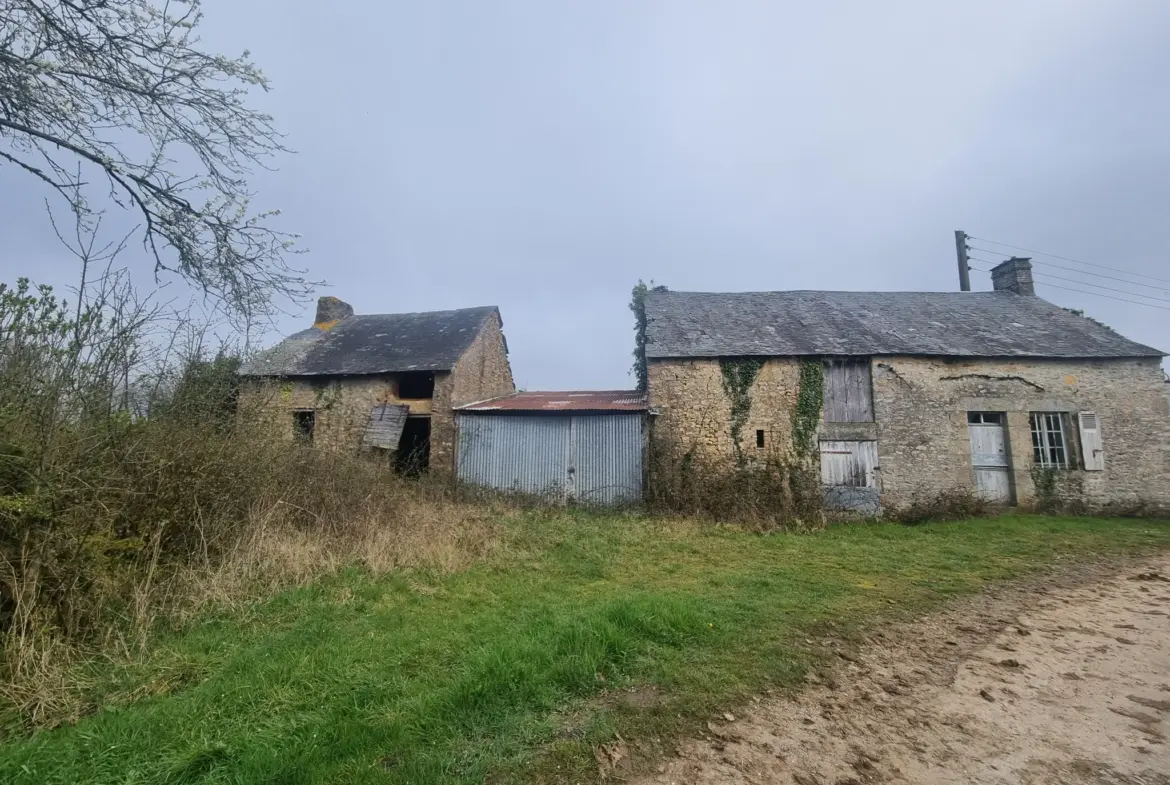 Maison en pierre à restaurer près de Saint-Léonard-des-bois 