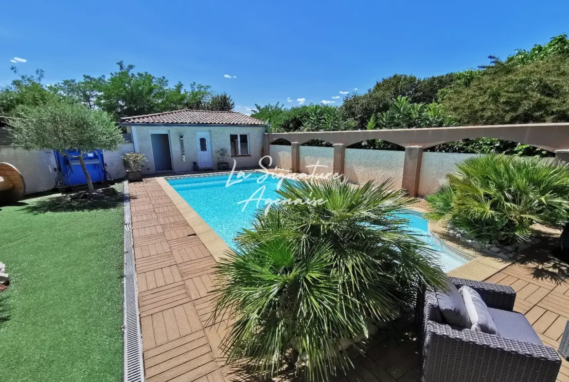 Maison Familiale avec Dépendance et Piscine à Le Passage 