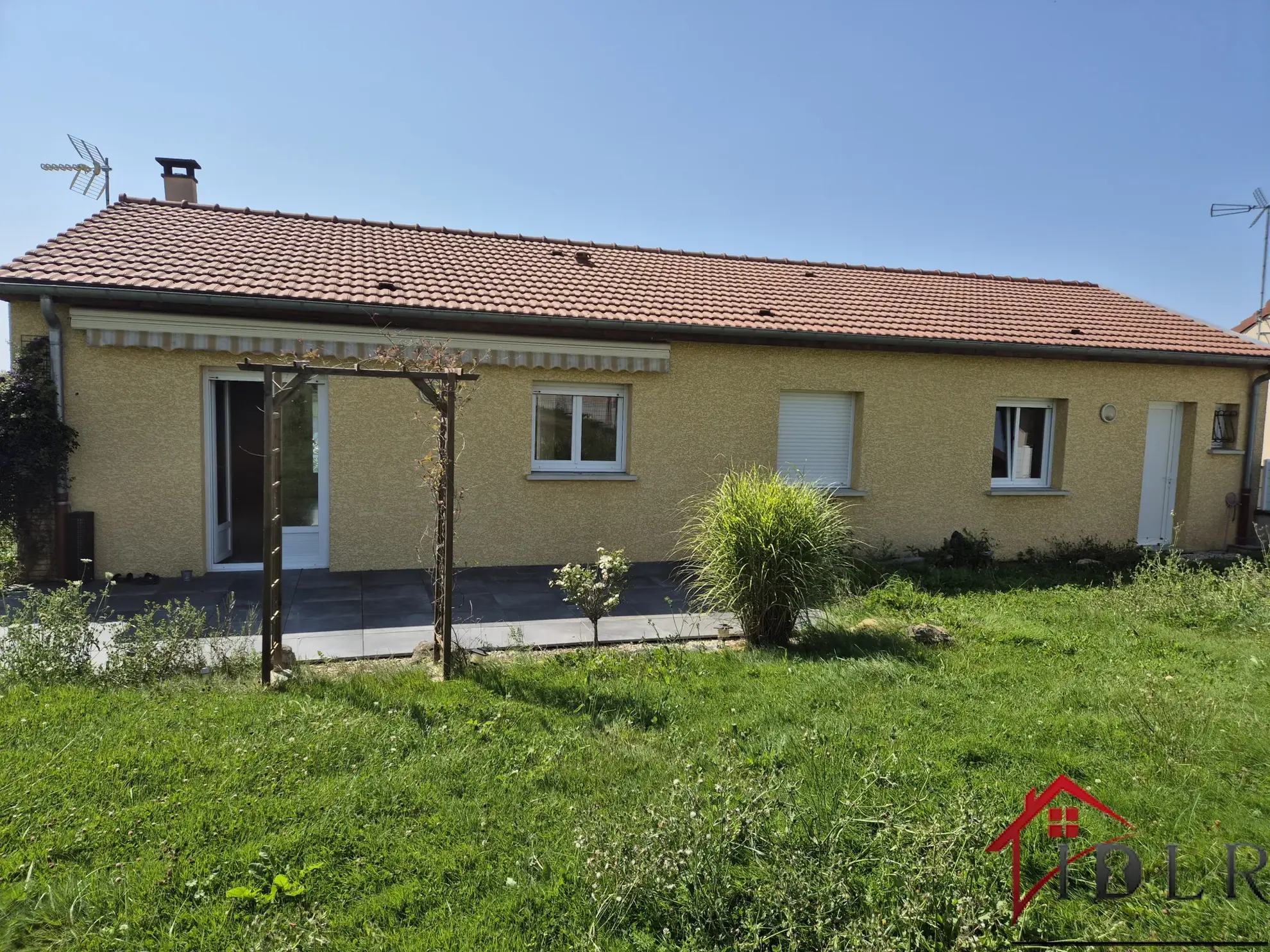 Maison plain-pied de 2010 avec 3 chambres et jardin à Montier en Der 