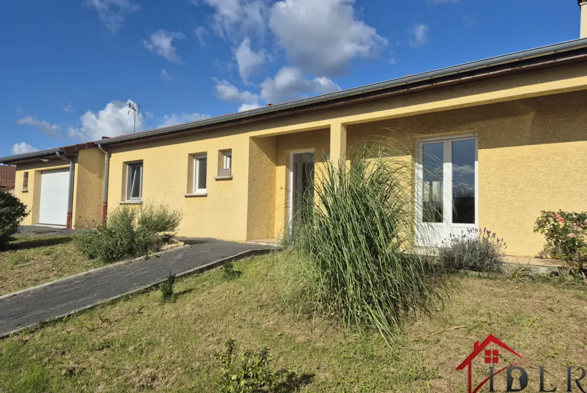 Maison plain-pied de 2010 avec 3 chambres et jardin à Montier en Der 