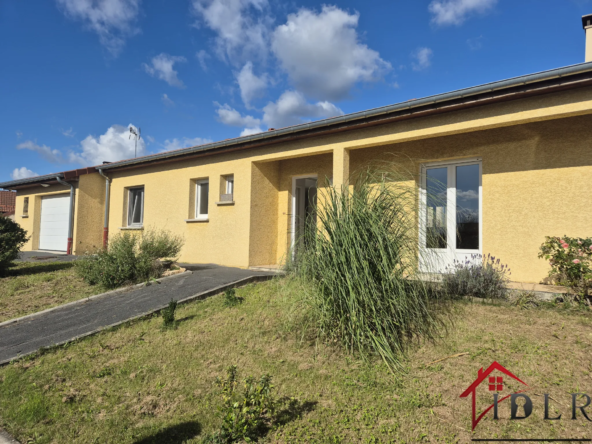 Maison plain-pied de 2010 avec 3 chambres et jardin à Montier en Der