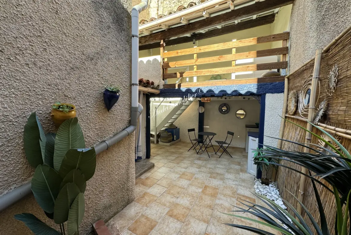 Maison de ville avec cour/terrasse à Limoux à vendre 