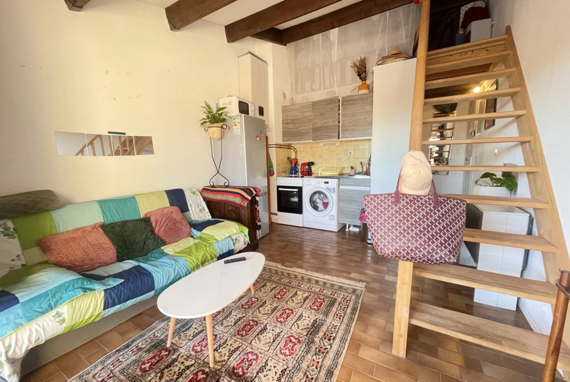 Studio mezzanine avec terrasse et parking privatif au Cap d'Agde 