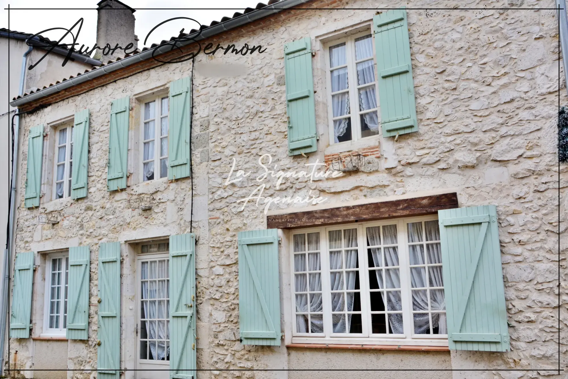 Belle Maison de Village en Pierre de 113 m² à Vianne avec Cour 