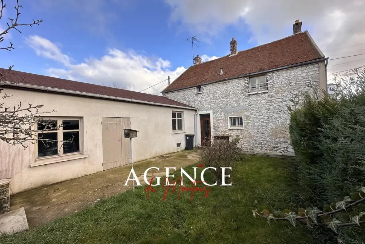 Maison à rénover entre NANGIS et PROVINS avec jardin de 906 m² 