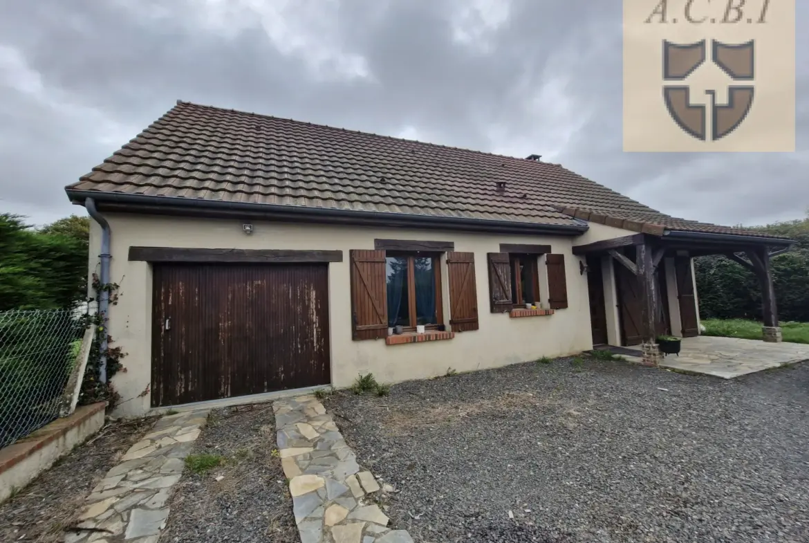 Maison à vendre à Chauvigny du Perche - 114 m2 - 4 chambres - 152 000 € 