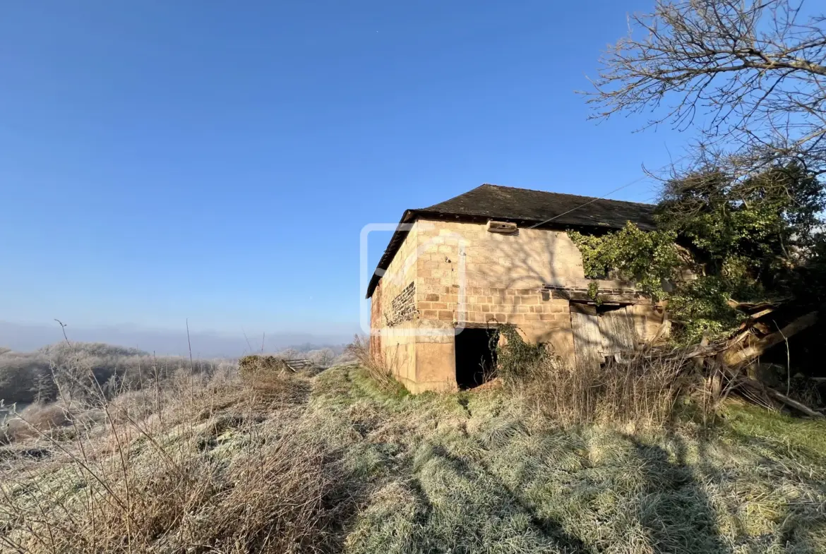 Ensemble immobilier à réhabiliter à Mansac 