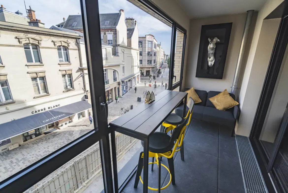 Vente d'un appartement T2 meublé dans l'hypercentre de Reims 