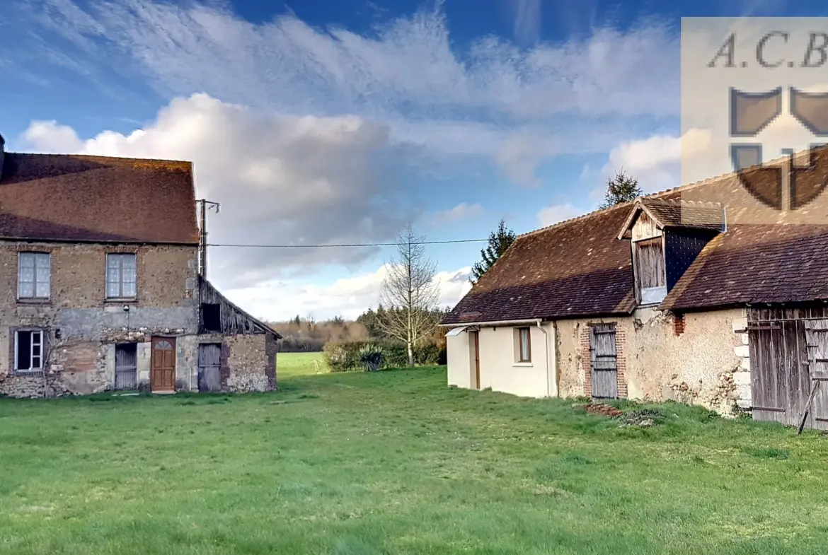 À vendre : Ensemble immobilier de deux maisons près de Vendôme TGV 