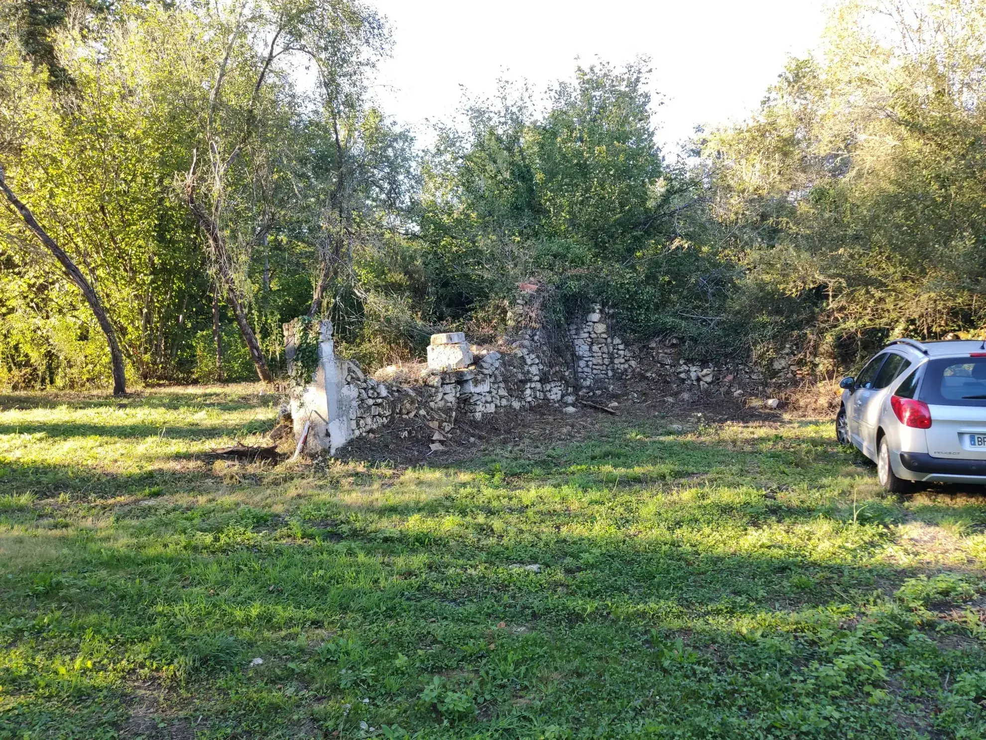 Terrain à bâtir de 3600 m² avec projet de construction en bois 