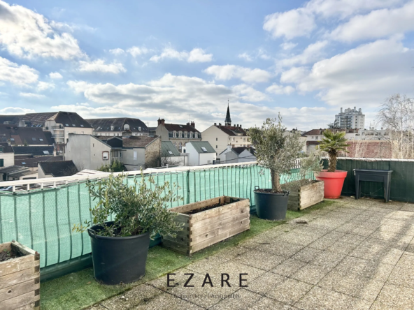 Appartement T3 avec grande terrasse à Dijon