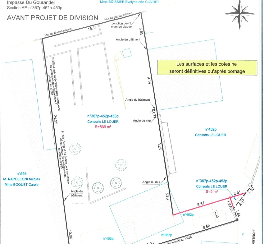 Terrain constructible de 566 m² à Baud - Exclusivité Baldimmo 