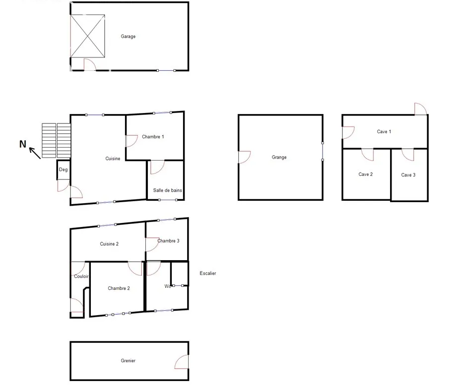 Maison au centre de La Châtre avec garage et jardin 