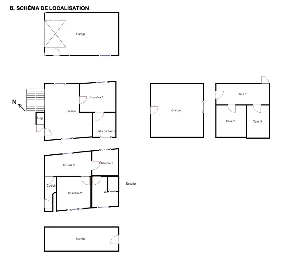 Maison au centre de La Châtre avec garage et jardin 