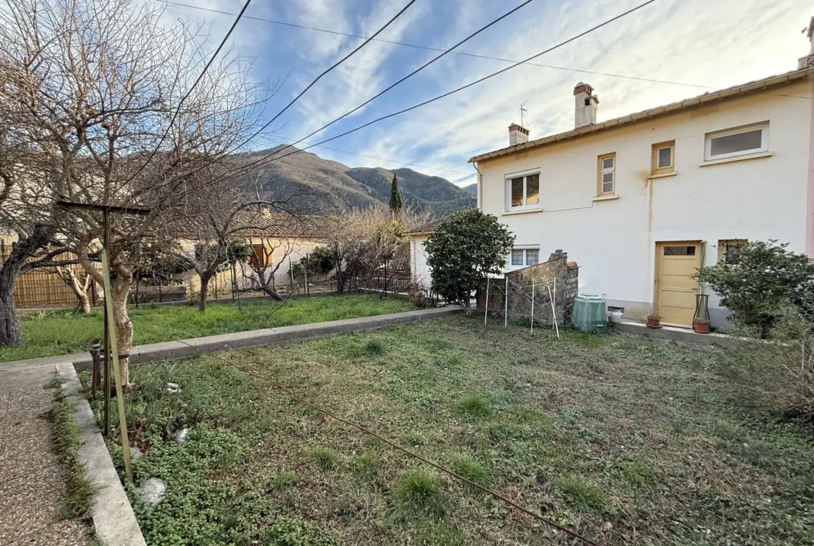 Maison F4 à vendre à Arles sur Tech - Terrasse et Jardin 