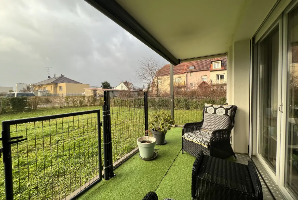 À vendre : Appartement 4 pièces 76 m² à Colmar avec terrasse et cave 