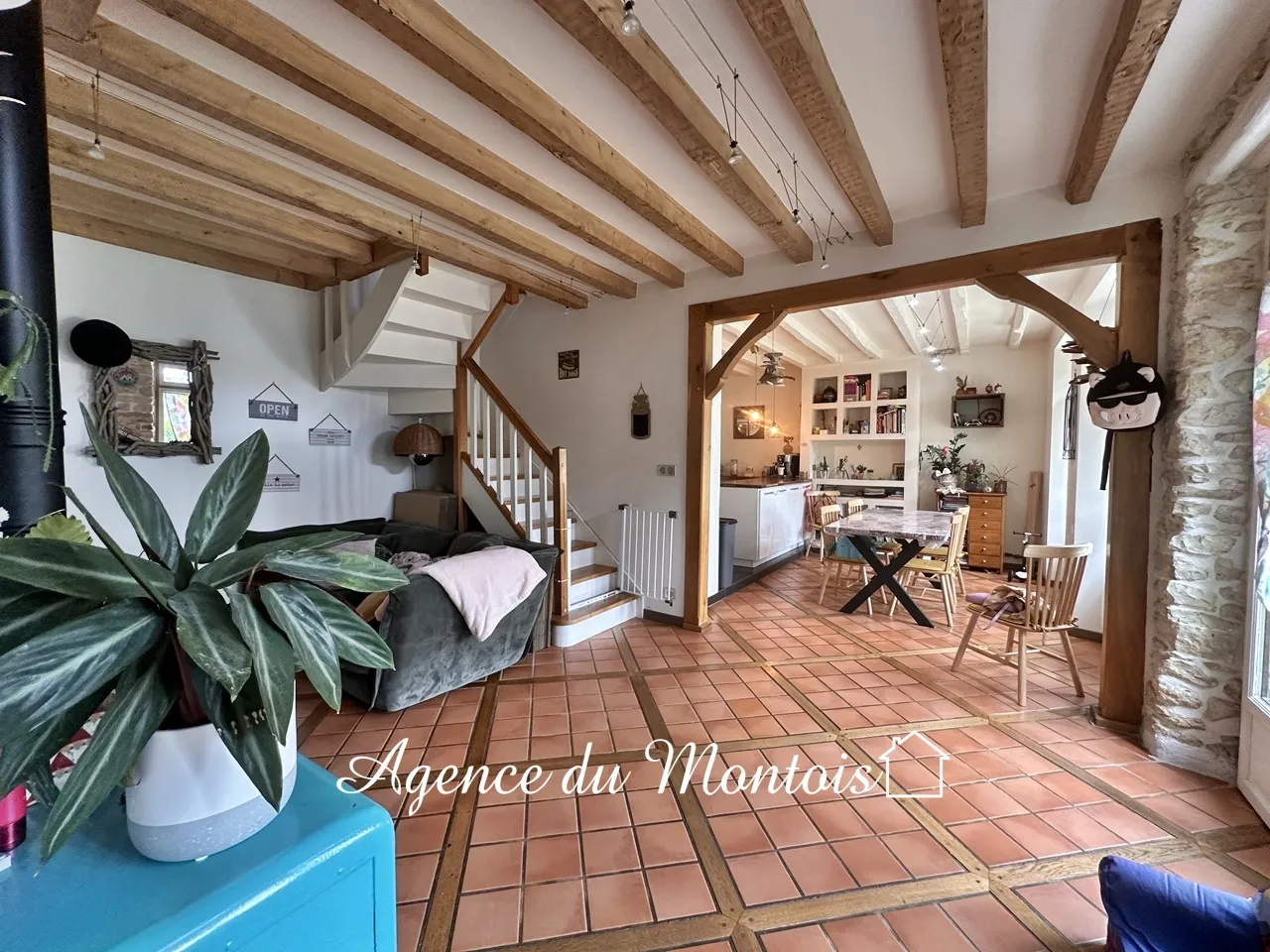 Maison rénovée à Donnemarie Dontilly avec cour fleurie - 267 500 € 