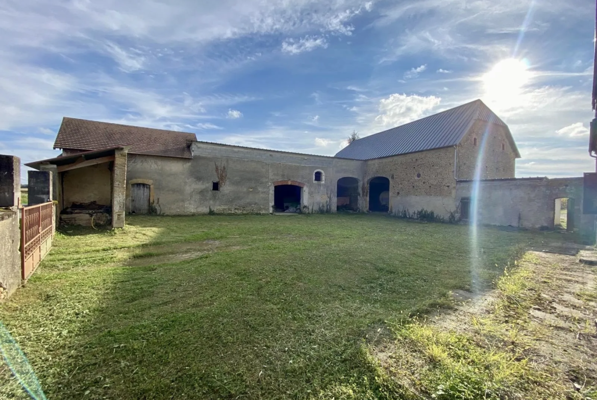 Maison en galets à rénover entièrement à Momy 