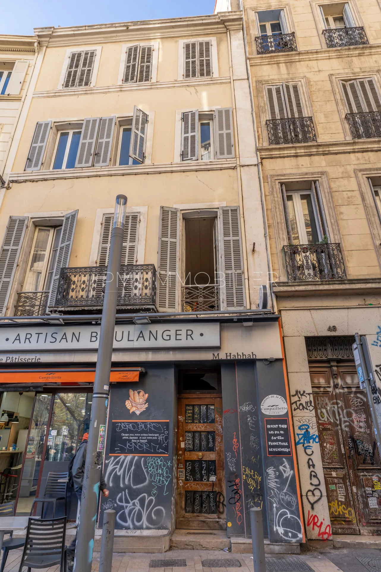 À vendre : Appartement T3 à rénover - Place Jean Jaurès, Marseille 