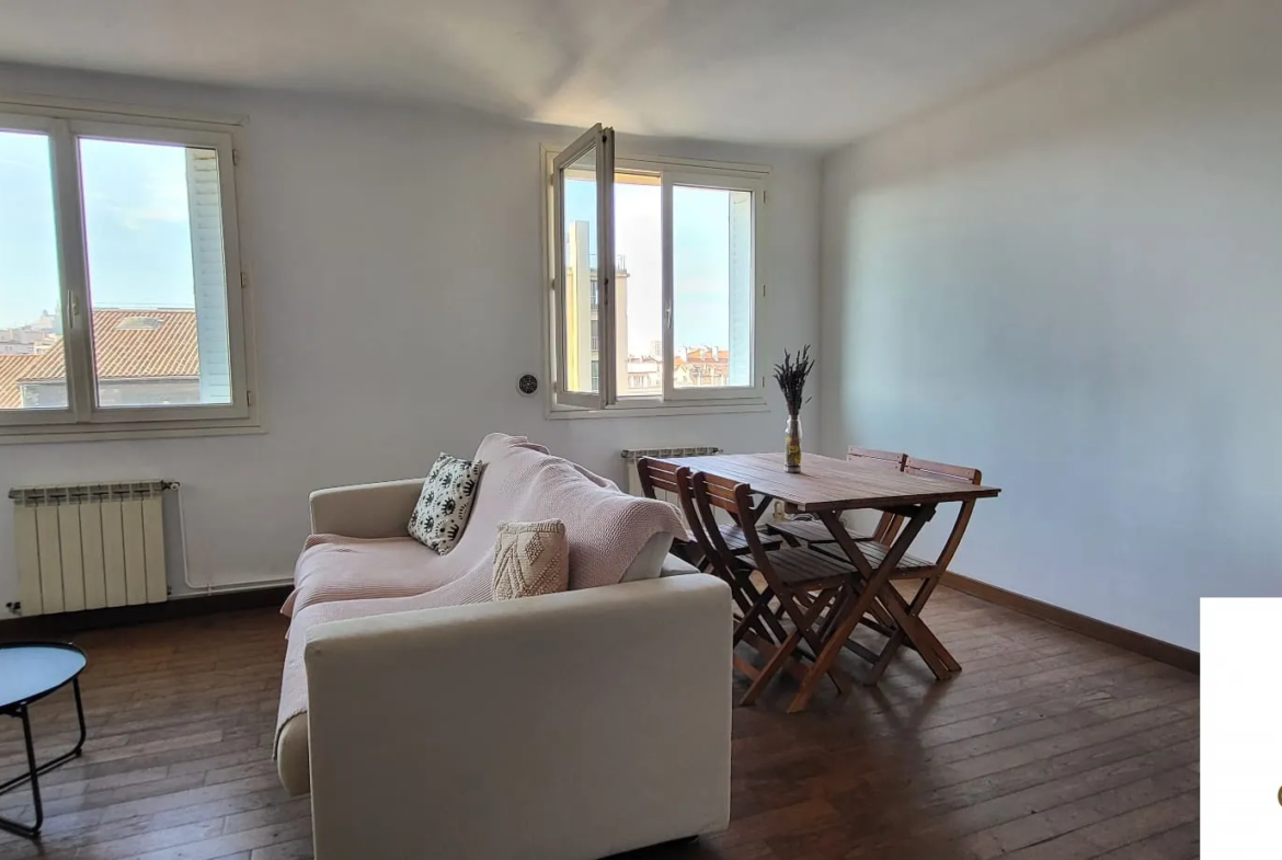 À vendre : Appartement T3 lumineux à Marseille 13002 