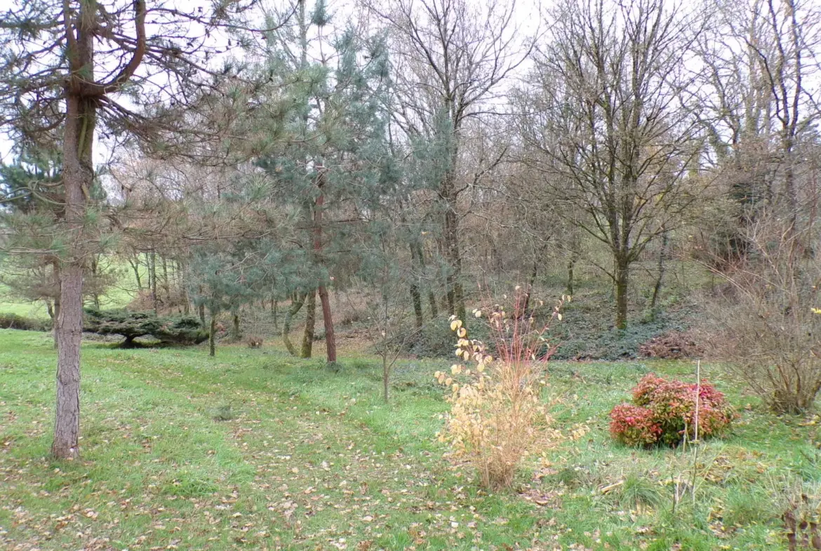 Charmant chalet en bois à Nérondes sur 1,23 hectare 