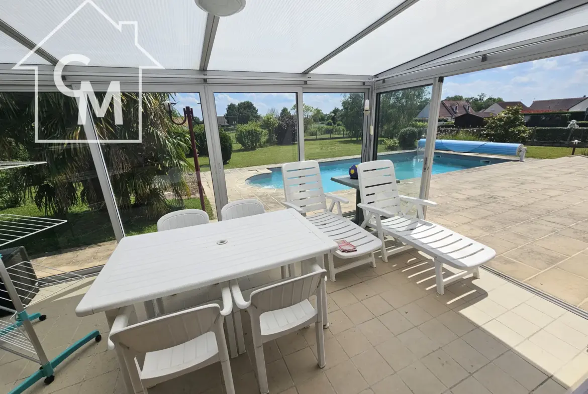 Maison spacieuse à Cormeray avec piscine - 4 chambres, 129 m² 