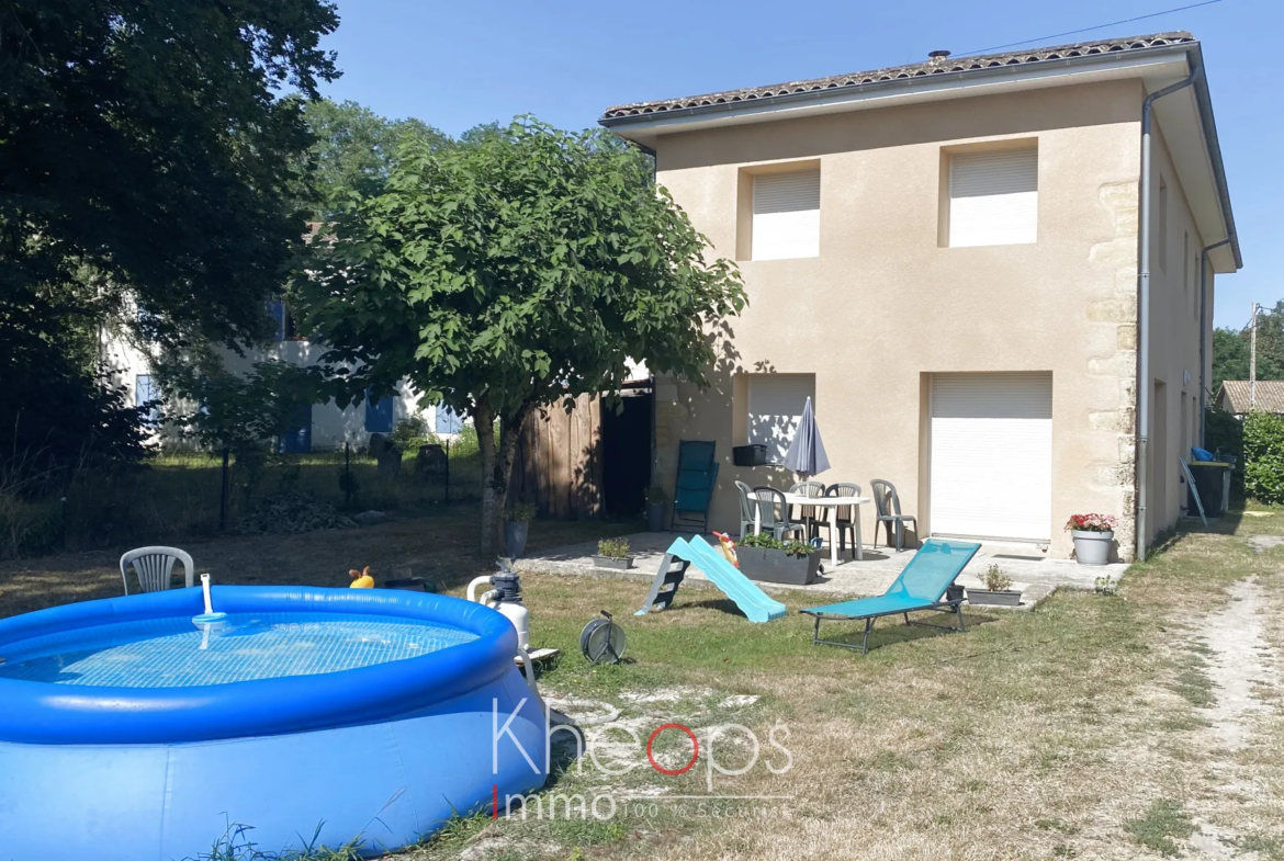 Maison Rénovée à Balizac avec 3 Chambres et Garage 